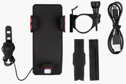 Universal Bike Phone Mount with Power Bank Charger