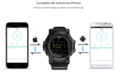 Tactical Waterproof Smart Watch