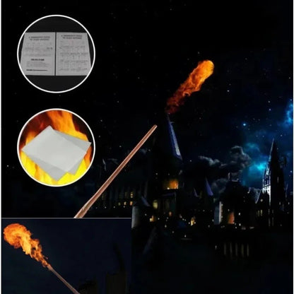 Fire Magic Wand with Flame Effect