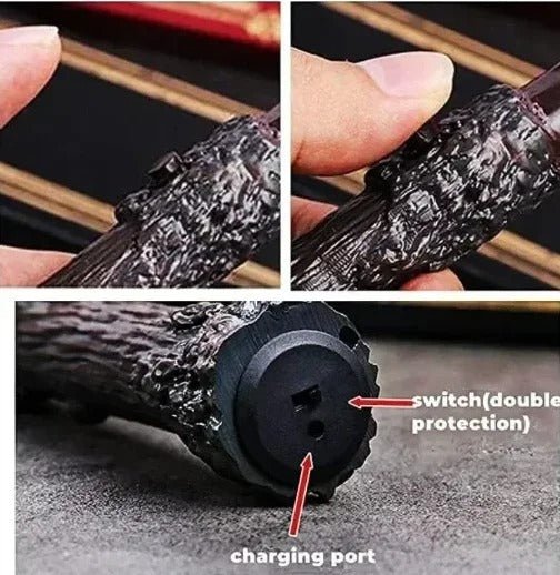 Fire Magic Wand with Flame Effect