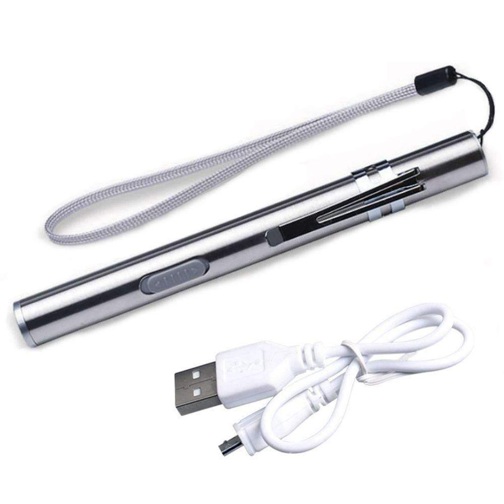 Compact USB Rechargeable Waterproof LED Torch - Befez