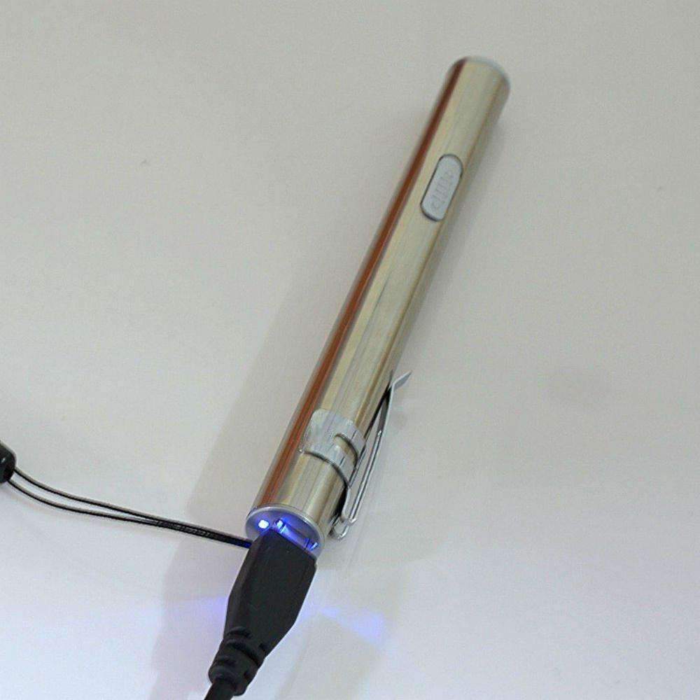 Compact USB Rechargeable Waterproof LED Torch