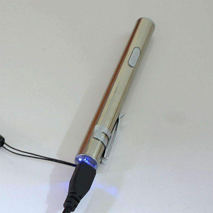 Compact USB Rechargeable Waterproof LED Torch