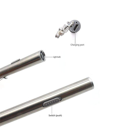 Compact USB Rechargeable Waterproof LED Torch