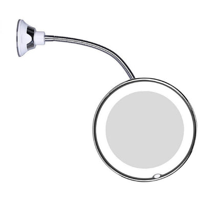 Portable LED Makeup Mirror with 10x Magnification - Befez