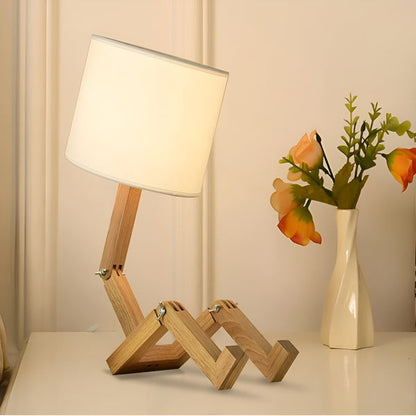 Adjustable Wooden Table Lamp - Befez