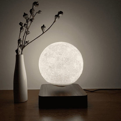 Glowing Orb Magnetic Moon Lamp with 3D LED Light