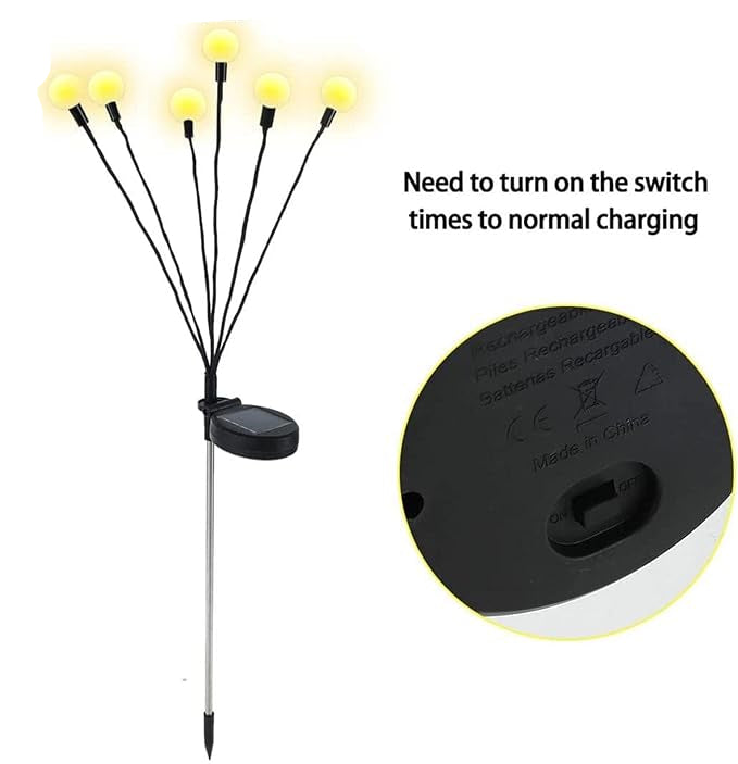 Colorful Outdoor Solar Firefly Lights