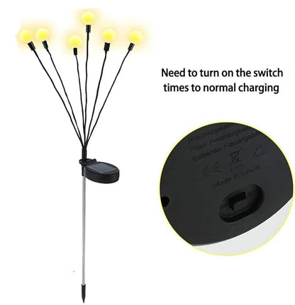 Colorful Outdoor Solar Firefly Lights
