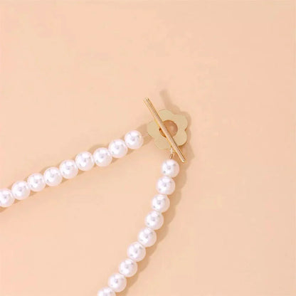 Delicate Floral Pendant Choker Necklace