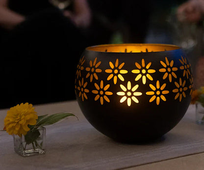 Aromatic Floral Candle Light with Aroma Diffuser - Befez