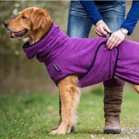 Cozy Pet Bath Robe - Plush, Absorbent & Warm