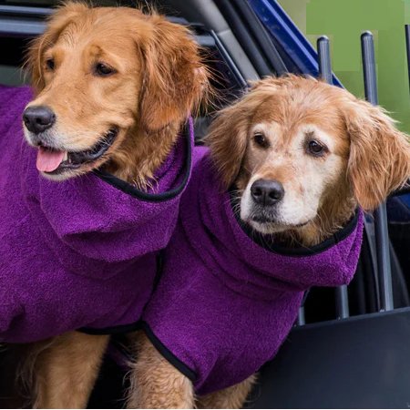 Cozy Pet Bath Robe - Plush, Absorbent & Warm