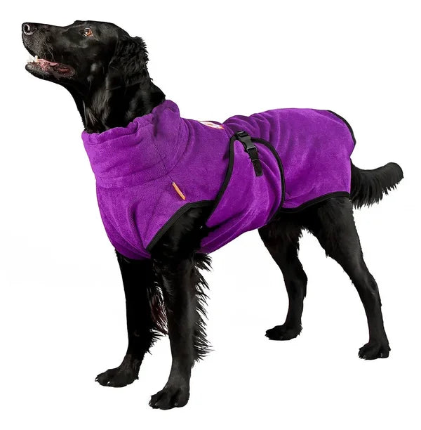 Cozy Pet Bath Robe - Plush, Absorbent & Warm