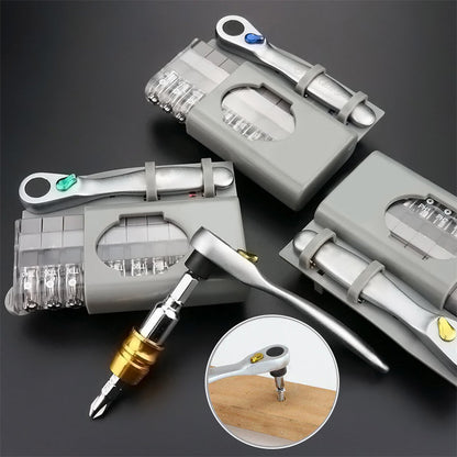 Compact Multi-Bit Screwdriver Set