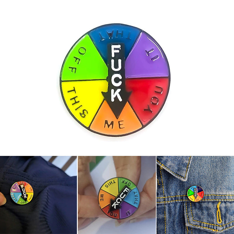Amusing Spinning Name Badge - Befez