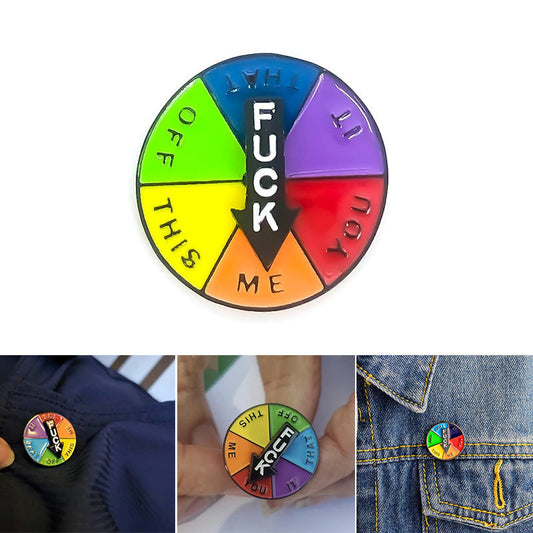 Amusing Spinning Name Badge - Befez