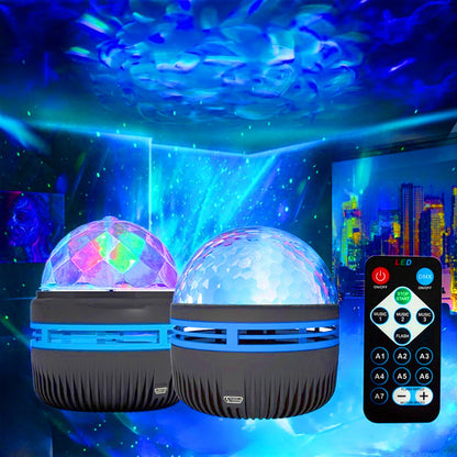 Colorful Night Sky and Wave LED Projector