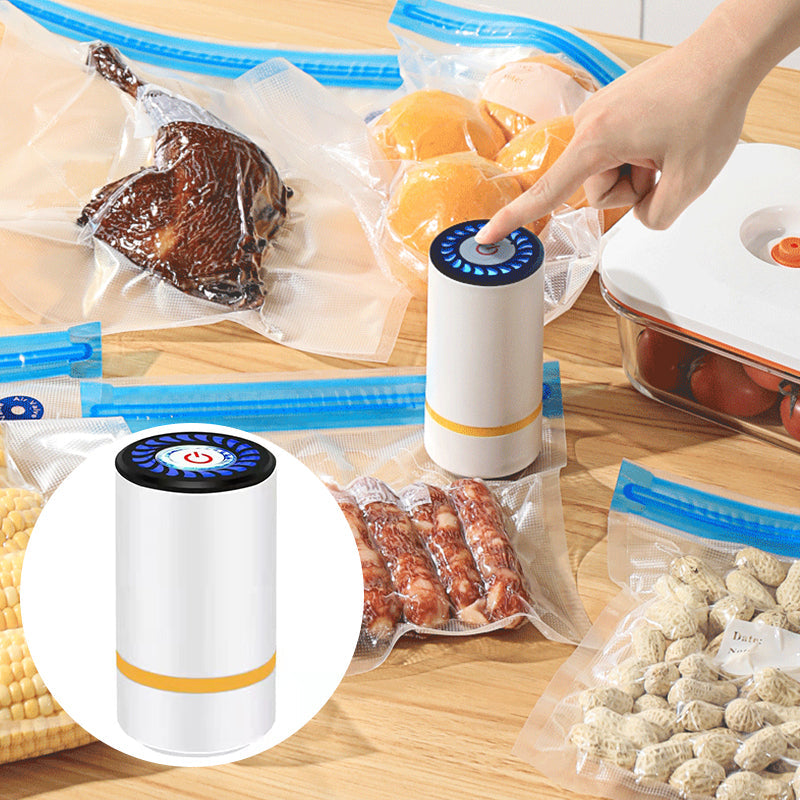 Automatic Food Sealer + Freezer Bags