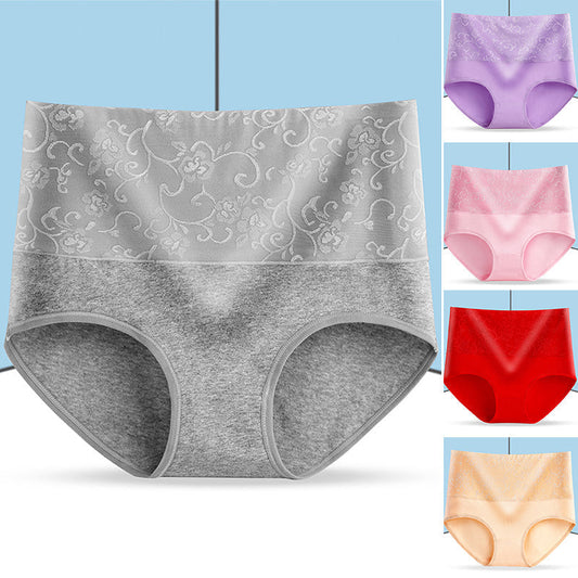 Comfortable High Waisted Cotton Women's Underwear - Befez