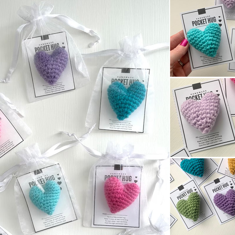 Colorful Handmade Heart Shaped Purse