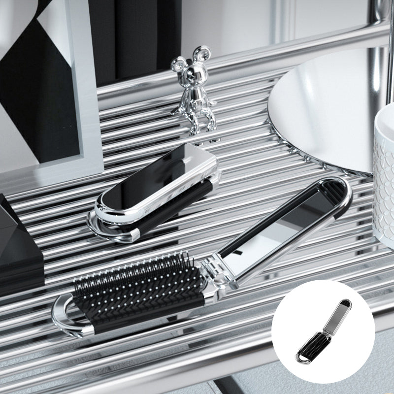 Portable Travel Mirror Brush Set