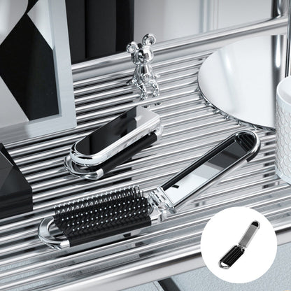 Portable Travel Mirror Brush Set