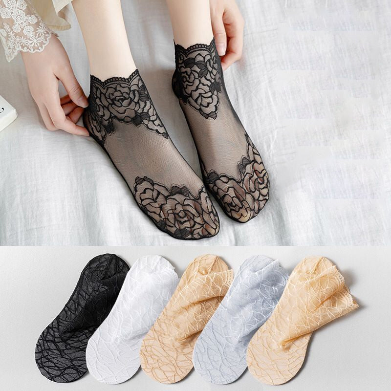 Befez | Women's Elegant Lace Ankle Socks