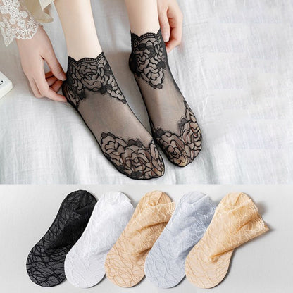 Befez | Women's Elegant Lace Ankle Socks