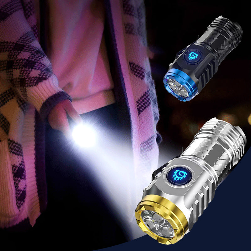 Compact Flashlight with Fun Cartoon Design