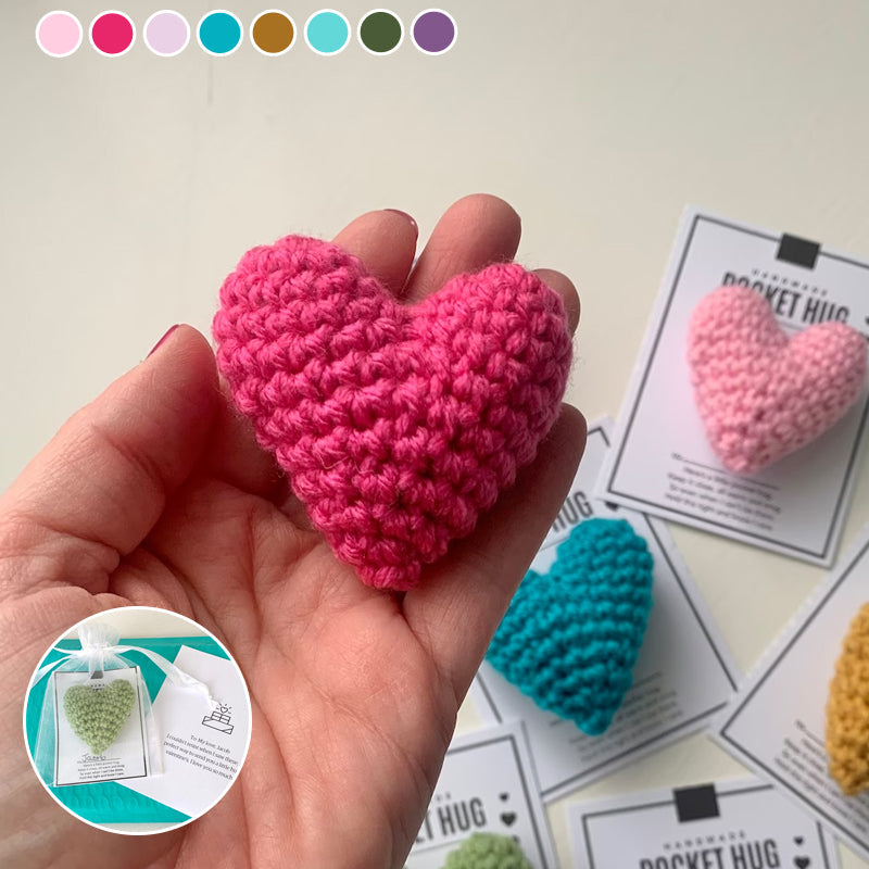Colorful Handmade Heart Shaped Purse