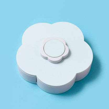 Spinning Floral Desk Organizer Box