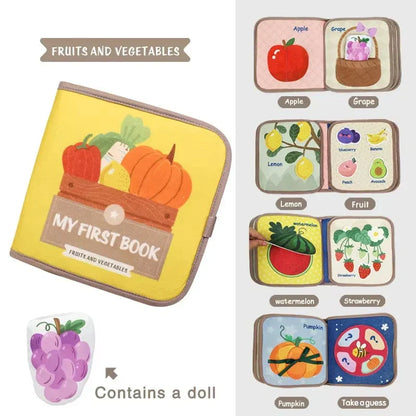 Befez | Sensory Baby Book - Interactive Touch & Feel Toy