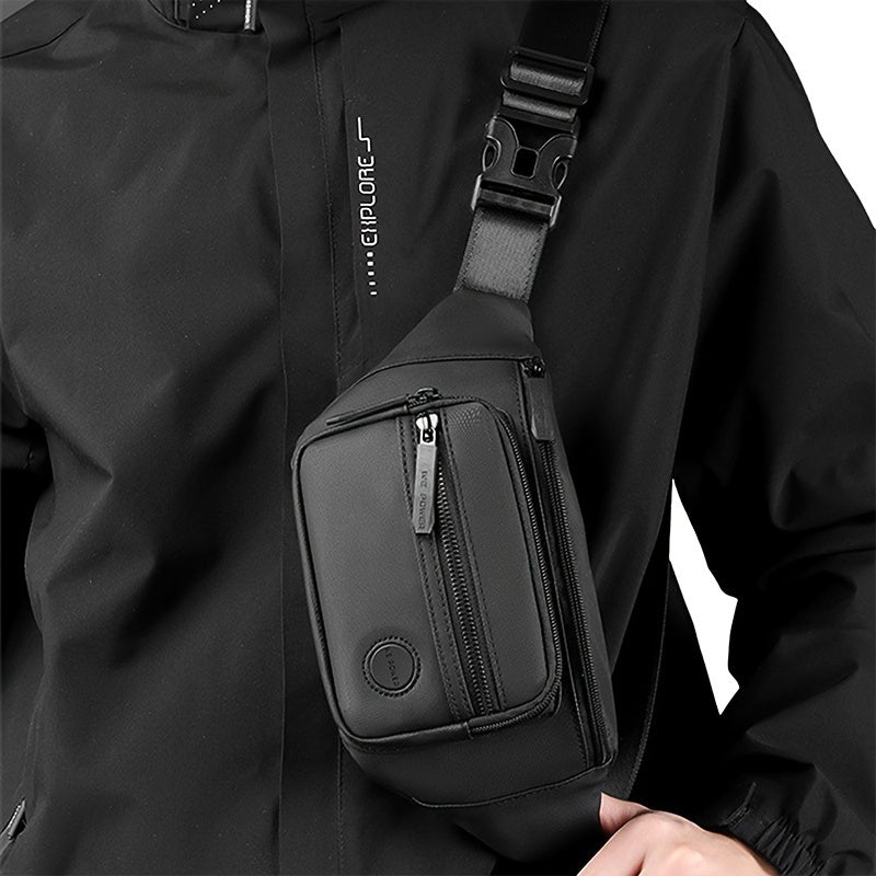 Men's Crossbody Sling Bag with Adjustable Shoulder Strap