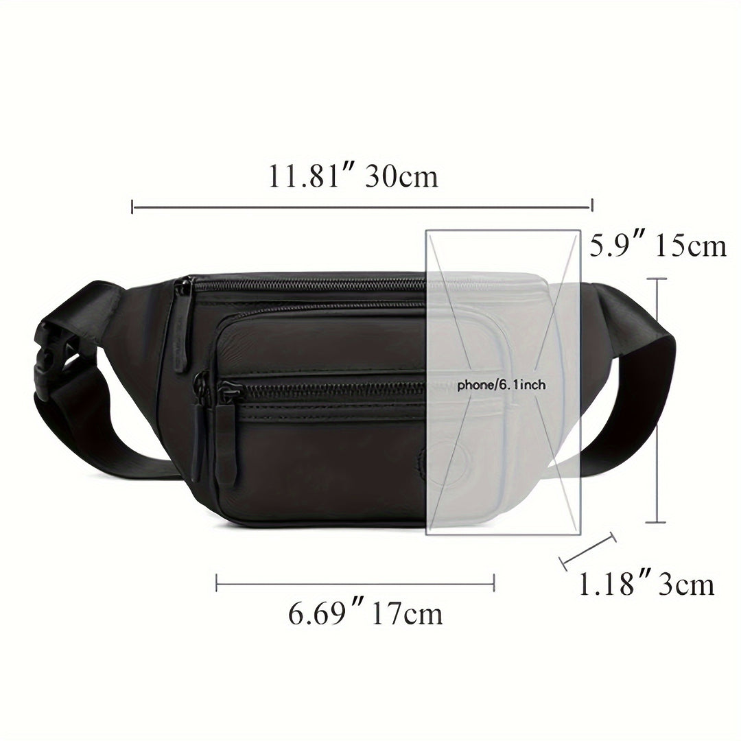 Men's Crossbody Sling Bag with Adjustable Shoulder Strap