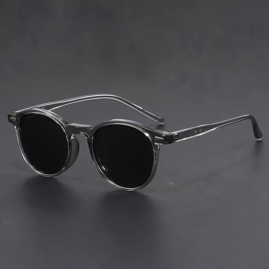 Classic Men's Round Sunglasses Tortoiseshell Frame - Befez