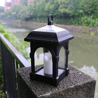 Rustic Solar Powered Garden Lantern - Befez