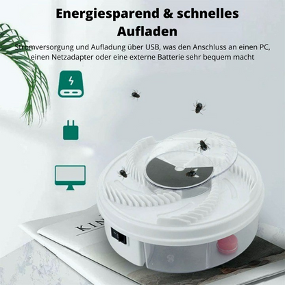 Effective Silent Fly Catcher with Rotating Bait Chamber