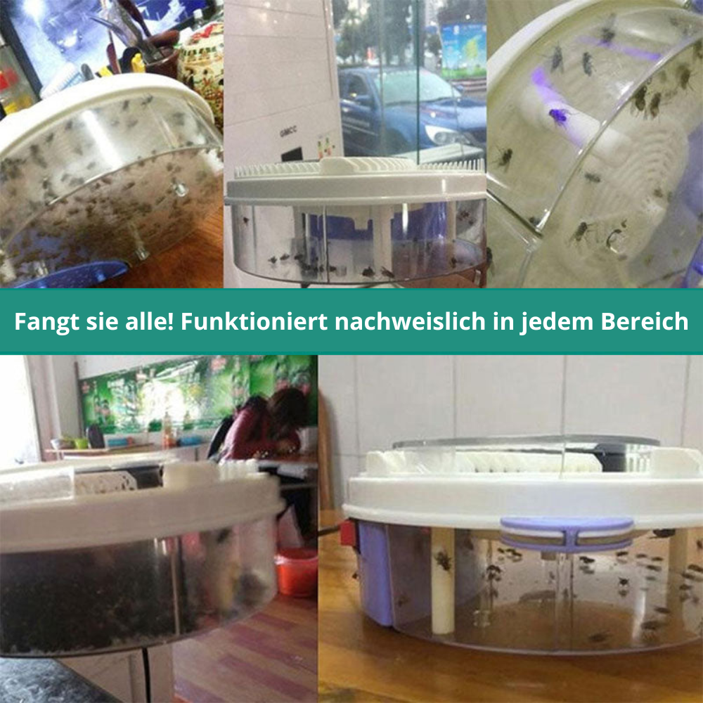 Effective Silent Fly Catcher with Rotating Bait Chamber