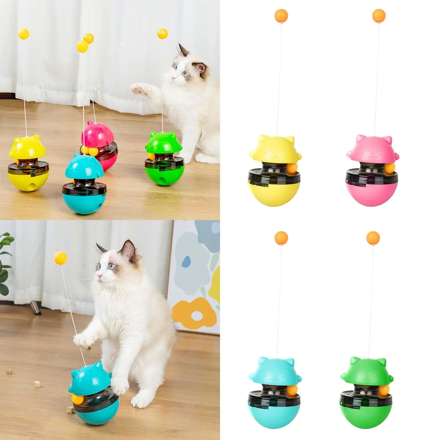 Fun Interactive Cat Wobble Play Toy