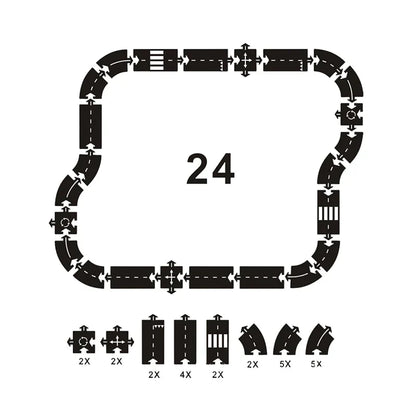 Fun Racing Track Playset