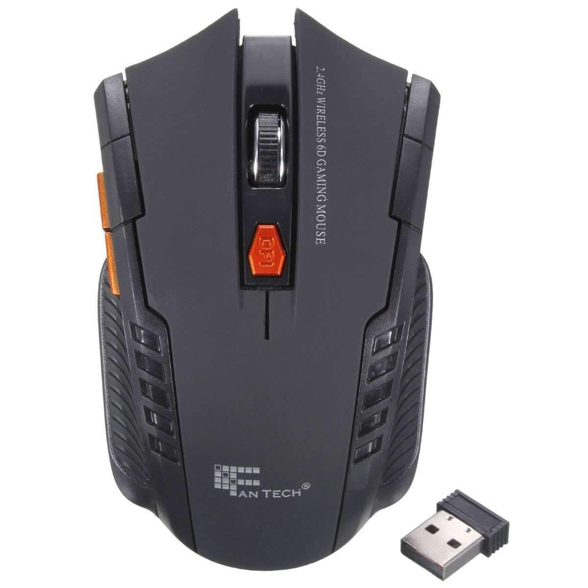 Compact Wireless Gaming Mouse 2000DPI Optical