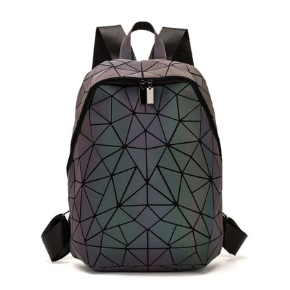 Glowing Neon School Backpack Bag