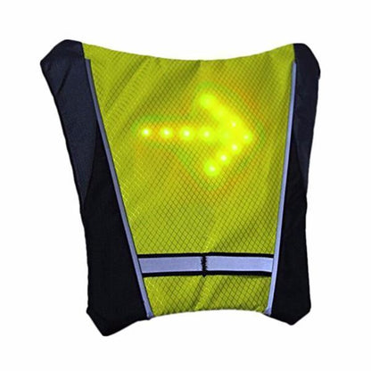 Visible LED Safety Jacket for Cycling Outdoor Night Ride