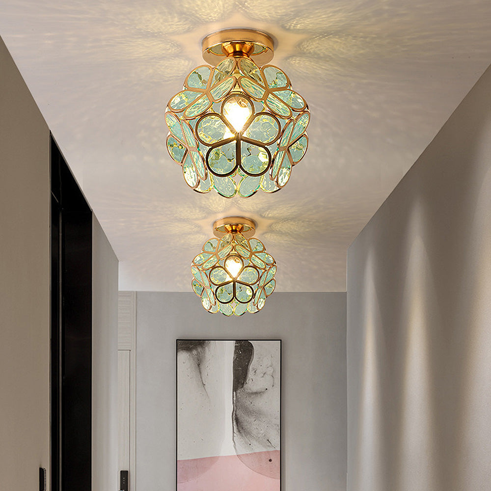 Beautiful Glass Floral Pendant Light - Befez