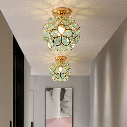 Beautiful Glass Floral Pendant Light - Befez
