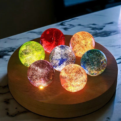 Glowing Decorative Crystal Orb Balls