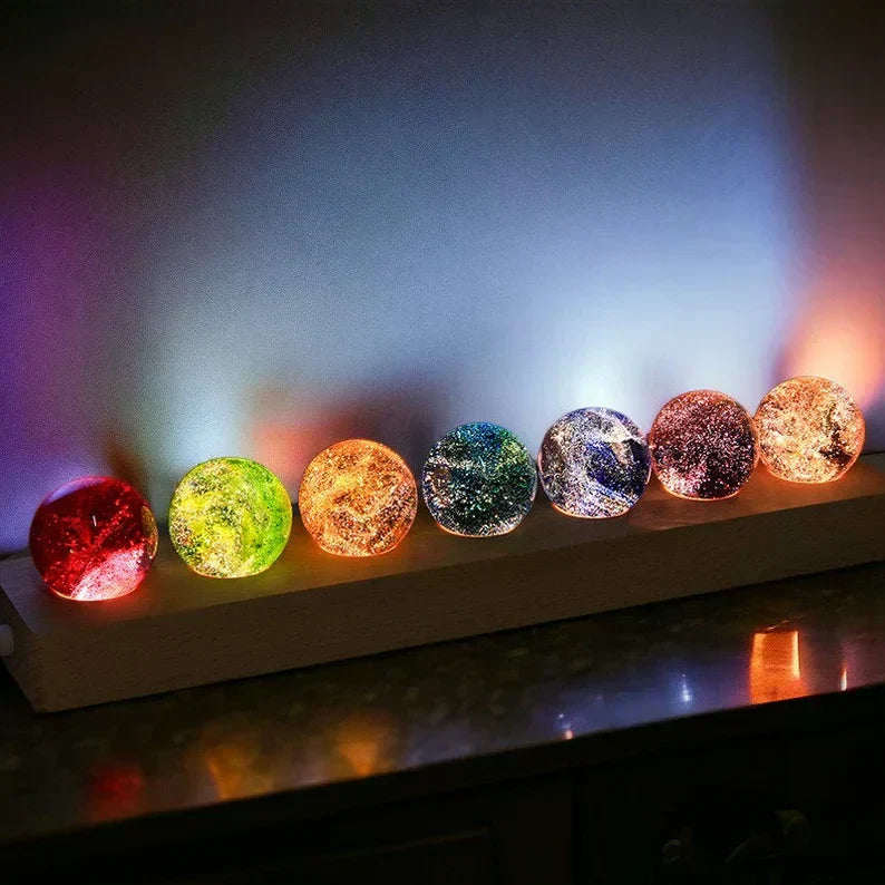 Glowing Decorative Crystal Orb Balls