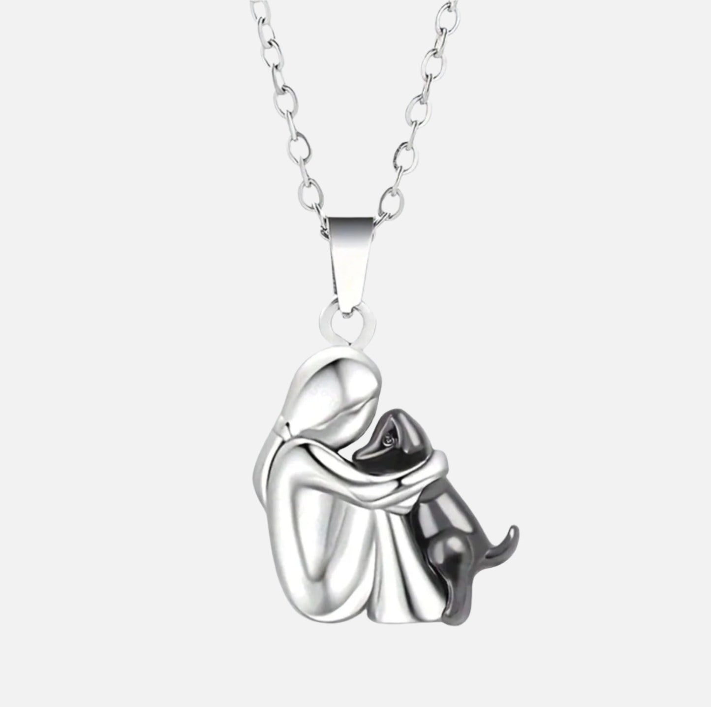 Beautiful Sterling Silver Drop Pendant Necklace
