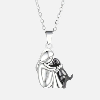 Beautiful Sterling Silver Drop Pendant Necklace